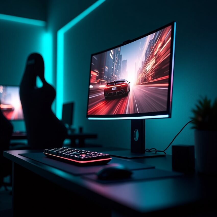 bästa gaming skarm leo ai